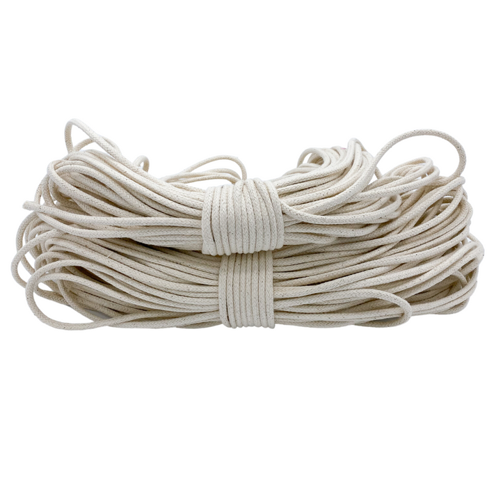 6mm unbleached cotton rope
