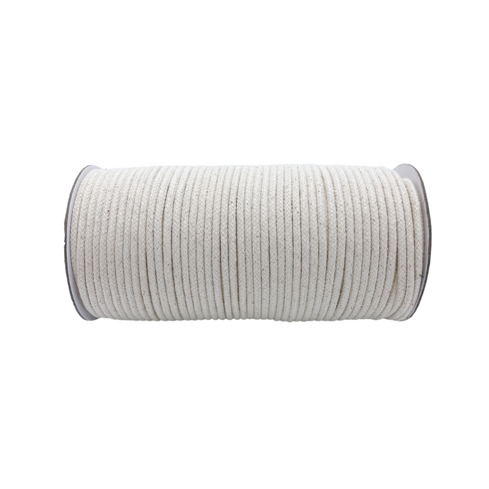 6mm unbleached cotton rope