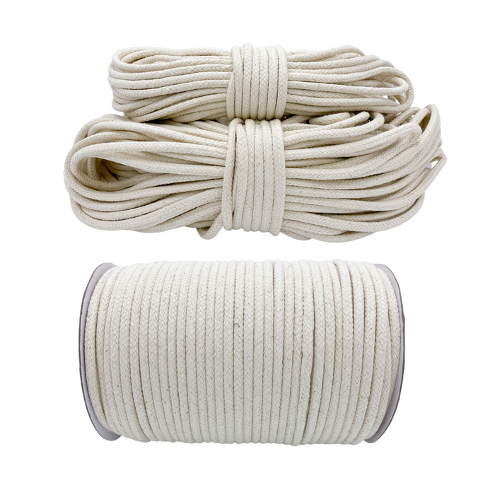 8mm unbleached cotton rope